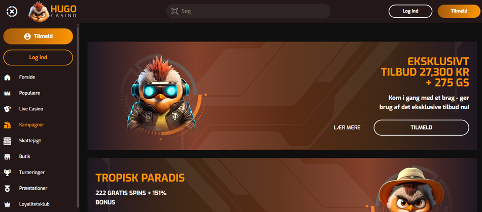 hugo casino mini-anmeldelse